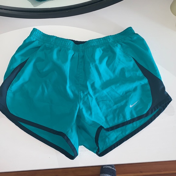 Turquoise Nike running shorts - Picture 1 of 3